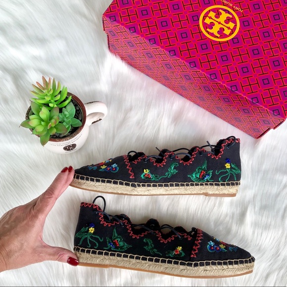 NWT Tory Burch Sonoma Espadrille Flats Size 8 1/2 - Picture 5 of 6